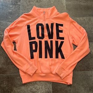 Victoria’s Secret PINK 1/4 Zip Sweatshirt. XSmall.